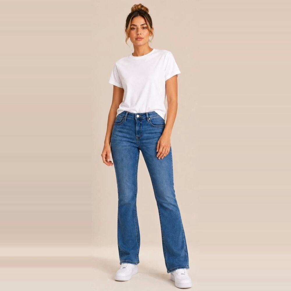 Kut From The Kloth Kelsey Fab Ab Ankle Flare Jeans 16 High Rise